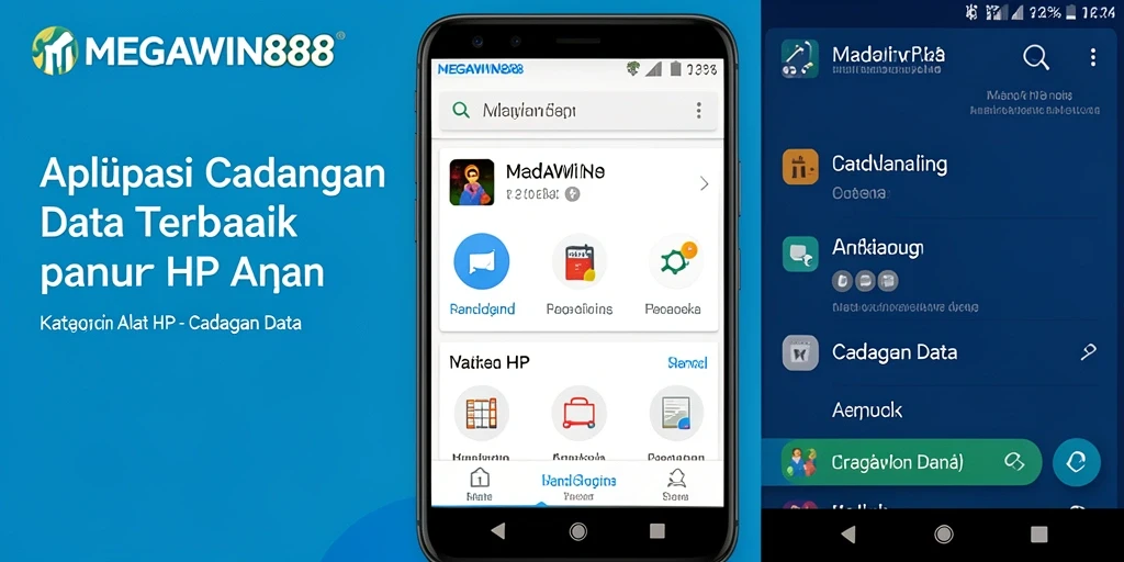 Tampilan antarmuka MEGAWIN888 yang sederhana dan fungsional.